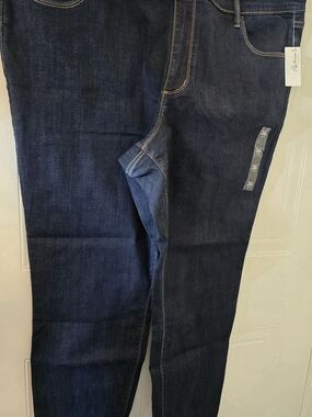 Reitmans Skinny Jeans Petite Size 36 NWT High Rise Dark Wash